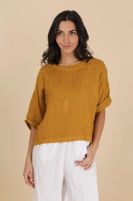 Magnolia Linen Top