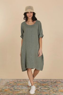 Aster Linen Dress