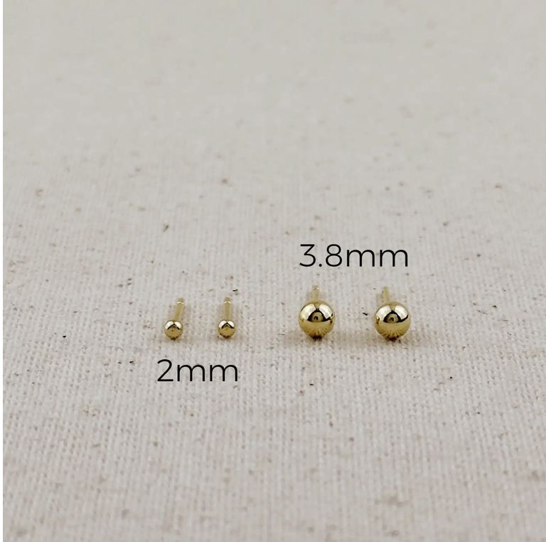 18KGF Ball Stud