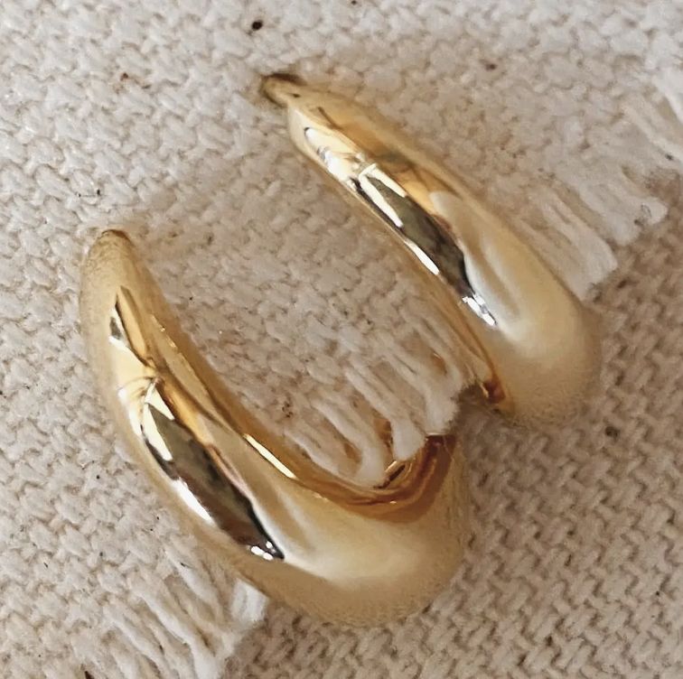 18KGF Artisan Clicker Hoops