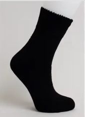 Bamboo Health Socks - Ladies, Colour: Black