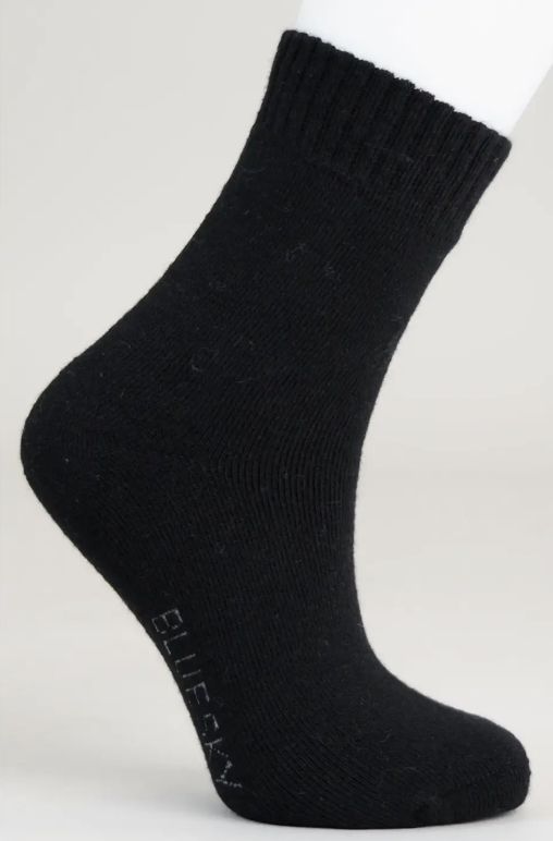 Merino Wool Socks - Mens, Colour: Black