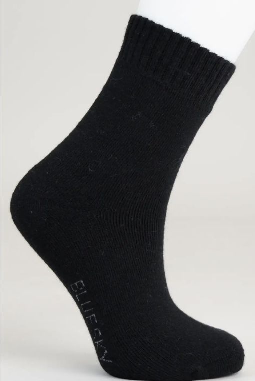 Merino Wool Socks - Ladies, Colour: Black
