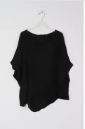 Leaf Linen Blouse, Colour: Black