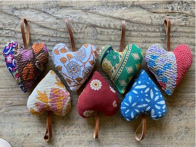 Lavender Hanging Heart Sachets