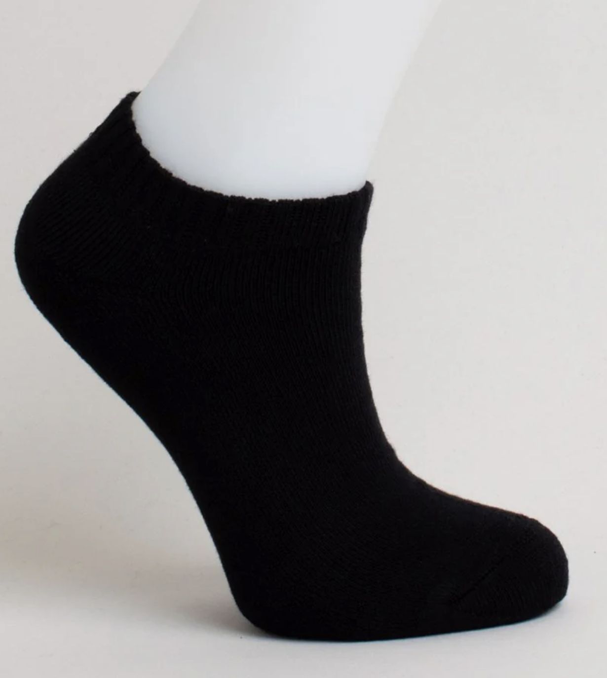 Bamboo Activewear Ankle Socks - Ladies, Colour: Black