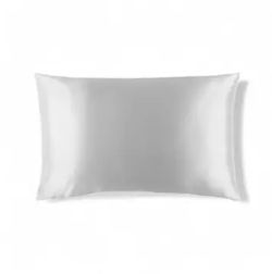 Queen Organic Silk Pillowcase, Colour: White