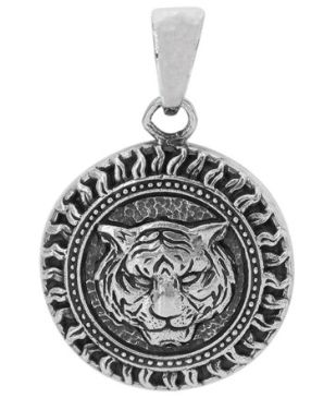 Tiger Medallion Pendant