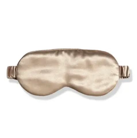 Premium Organic Silk Sleep Mask, Colour: Champagne