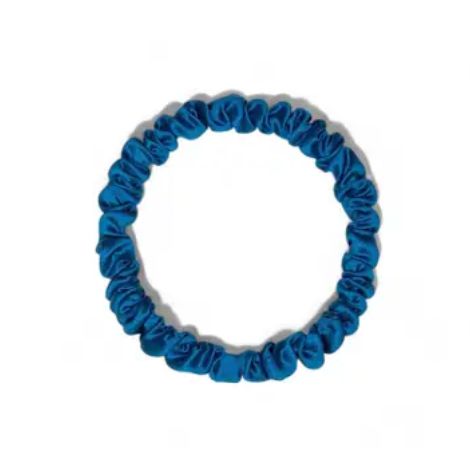 Skinny Silk Scrunchies, Colour: Ariel