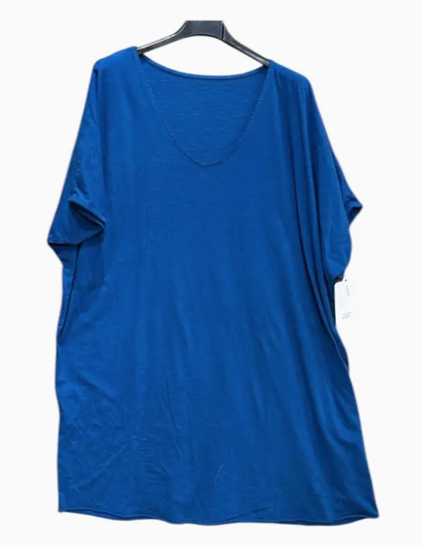 Short Cotton Dress, Colour: Royal