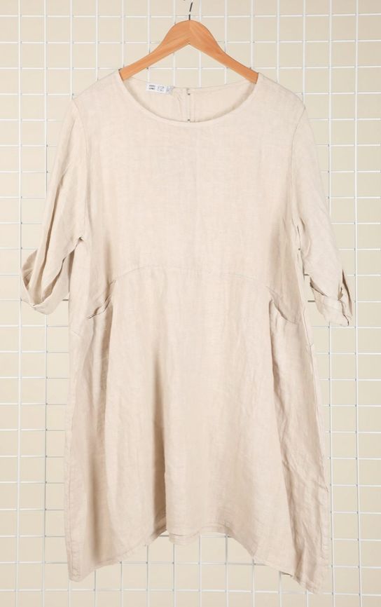 Wild Rose Dress, Colour: Beige