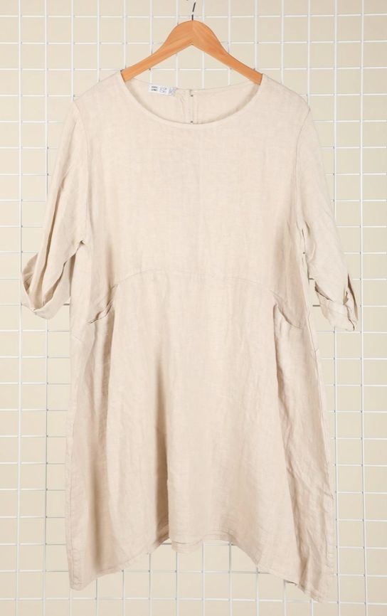 Wild Rose Dress, Colour: Beige