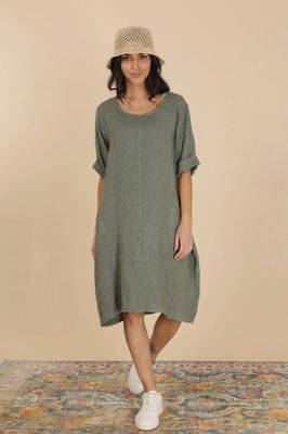 Aster Linen Dress