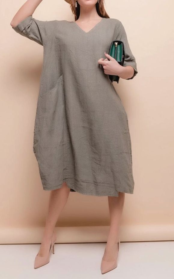 Tulip Dress, Colour: Mole