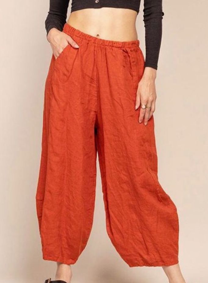 Bluebell Linen Capris