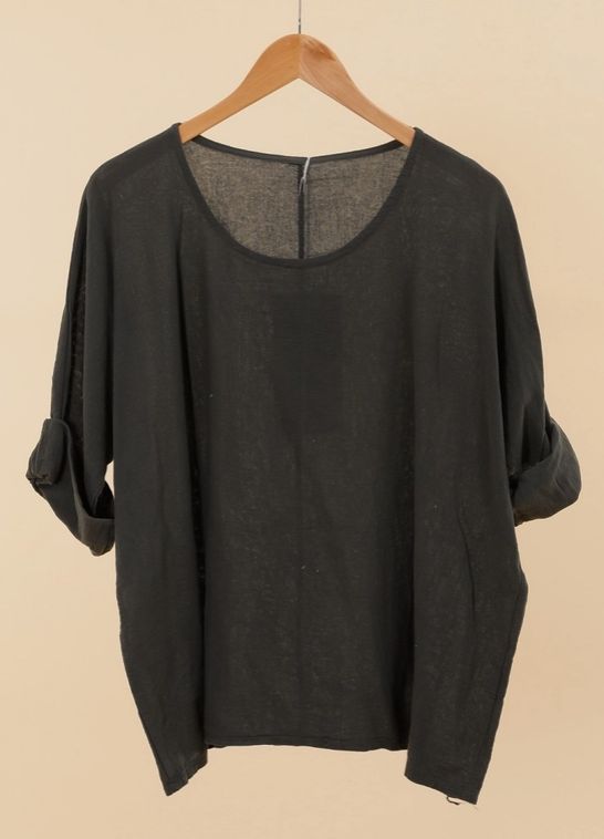Milkweed Blouse, Colour: Anthracite Gray