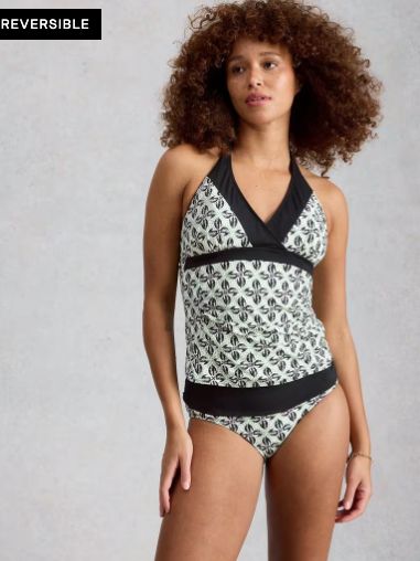 Sunshine Reversible Tankini Top