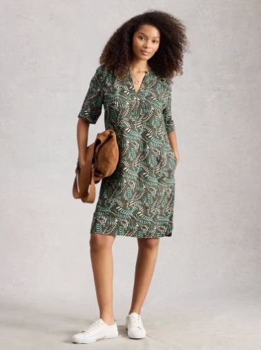 June Linen Dress