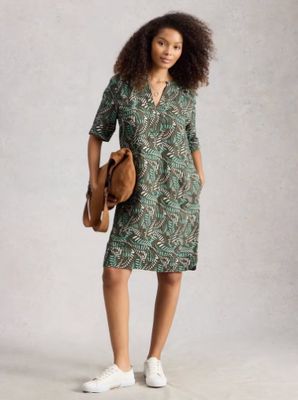 June Linen Dress