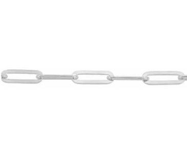 Flat Paperclip 4.5mm Necklace