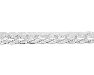 Oval 2.5mm Herringbone  Necklace