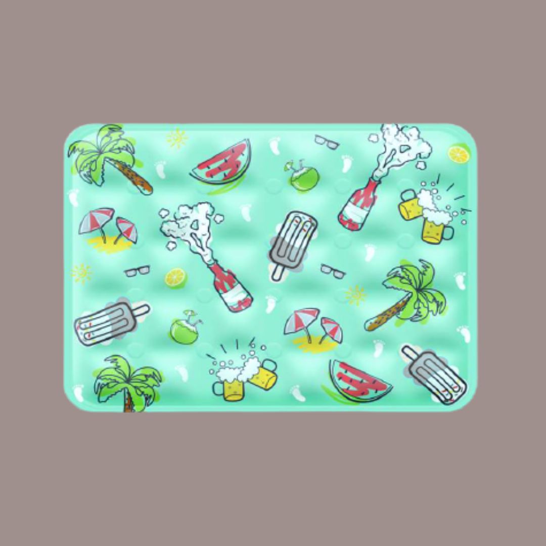 Cooling Mat, Colour: Teal, Size: S