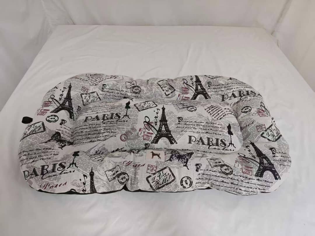 Pet Beds, Style: Paris Print