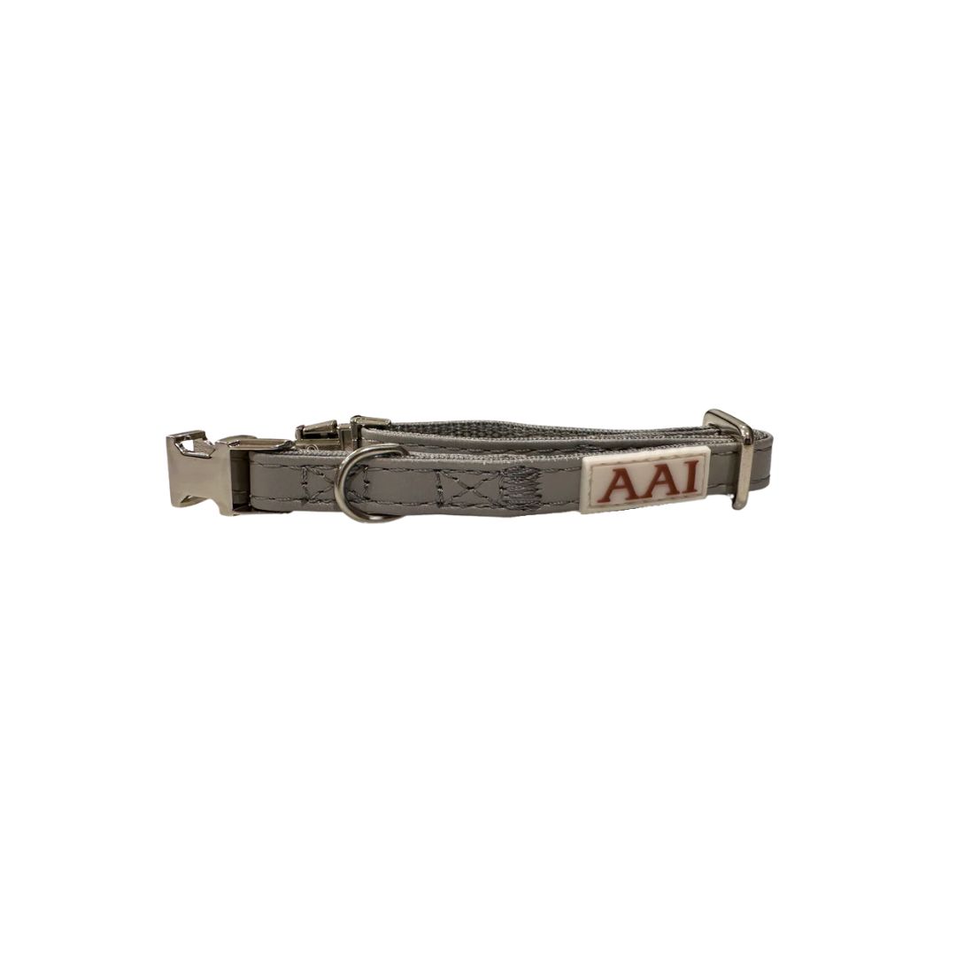 Collars, Colour: Grey w Silver, Size: XXS