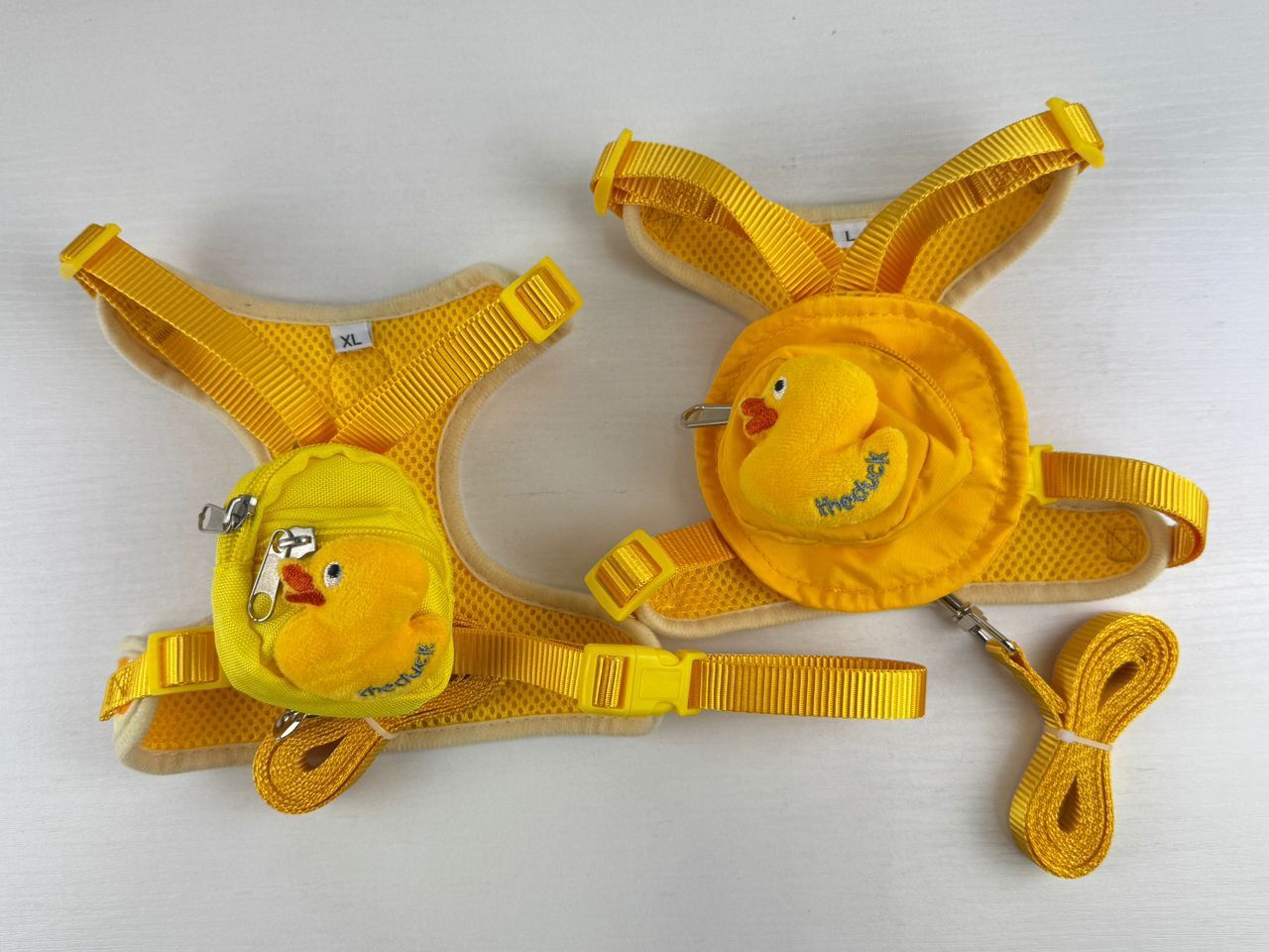 Ducky Harness &amp; Leash, Size: XS, Style: Regular Backpack