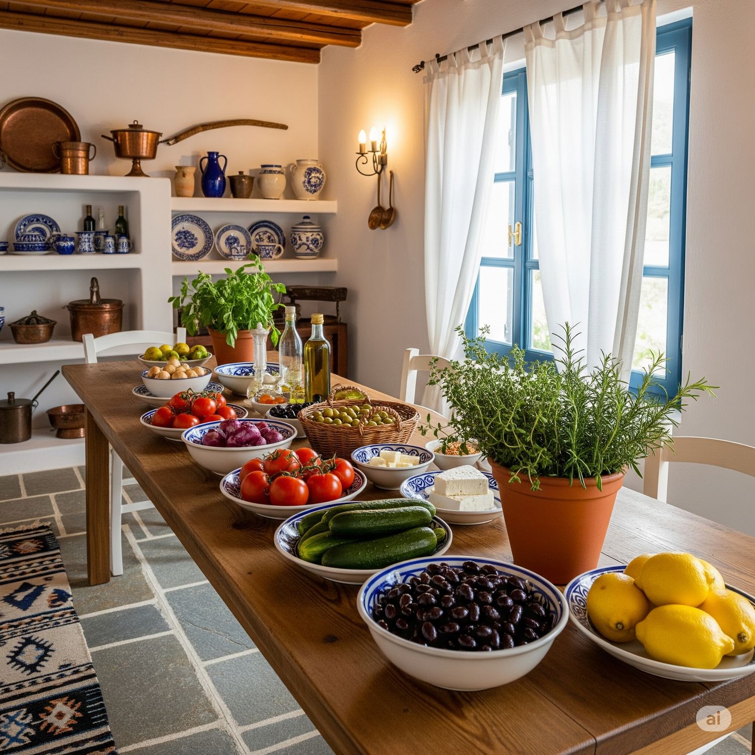 Clase cocina griega en Paros