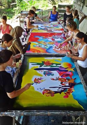 Clases de arte Batik en Malasia