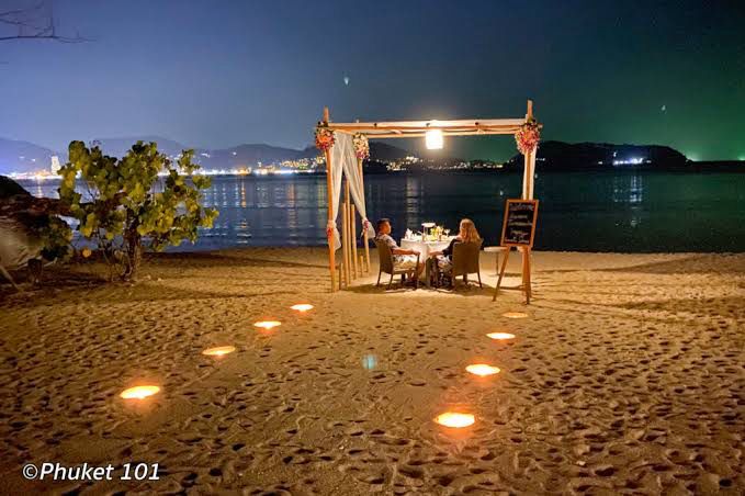 Cena Romántica en las playas de Phuket