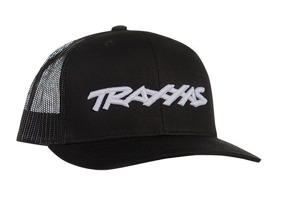 Traxxas Black Curved-Bill Hat w/ White Logo