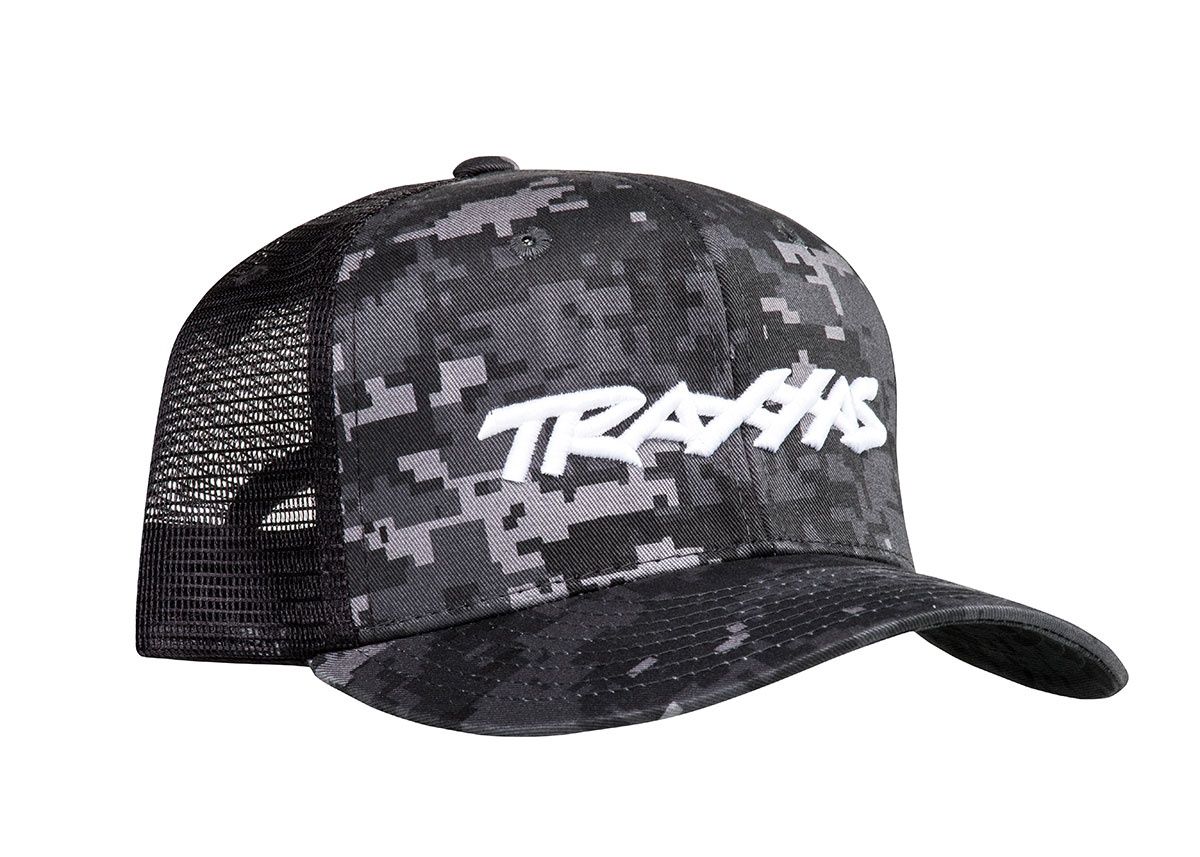 Traxxas Camo Curved-Bill Hat w/ White Logo