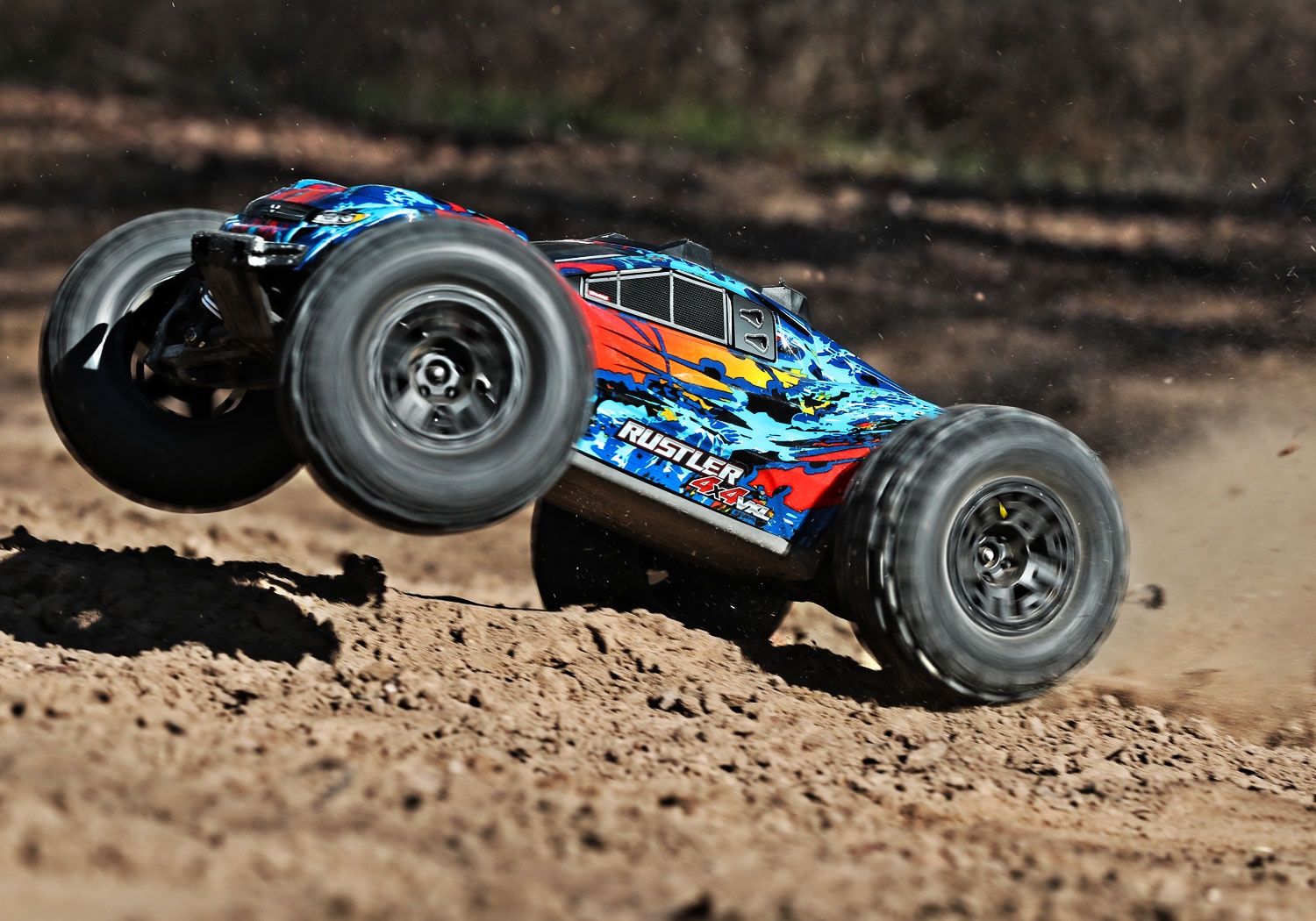 Traxxas 5-Spoke 2.8&quot; Black Wheels &amp; Sledgehammer Tires (2)