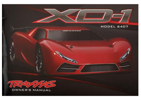 Traxxas XO-1 Owner&#39;s Manual