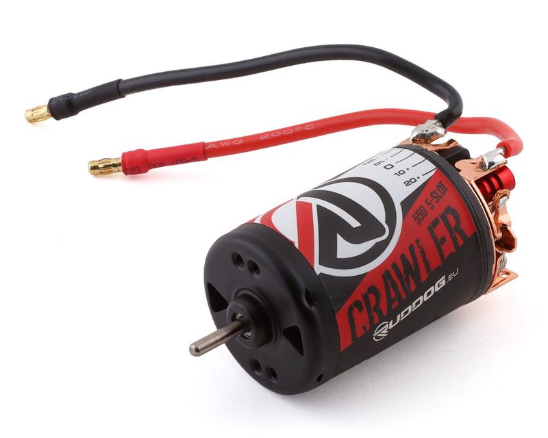 Ruddog Crawler 550 5-Slot Brushed Motor (20T)