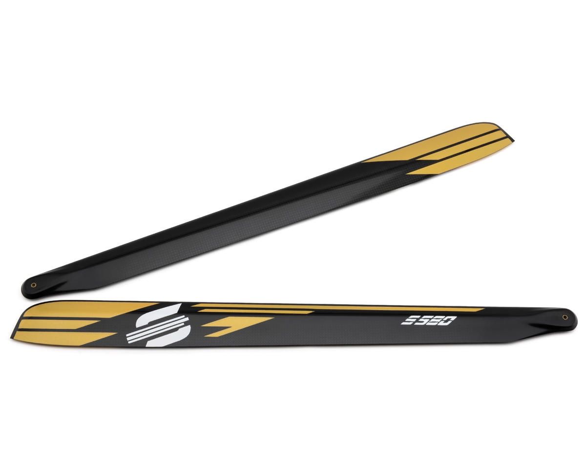 SAB Goblin 580mm &quot;S Line&quot; Carbon Fiber Main Blades (Gold)