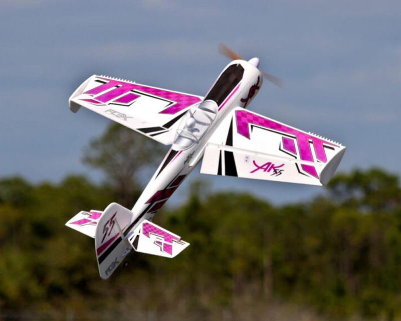Flex Innovations QQ Yak 55 10E Super PNP Electric Airplane (Night Pink) (1196mm)