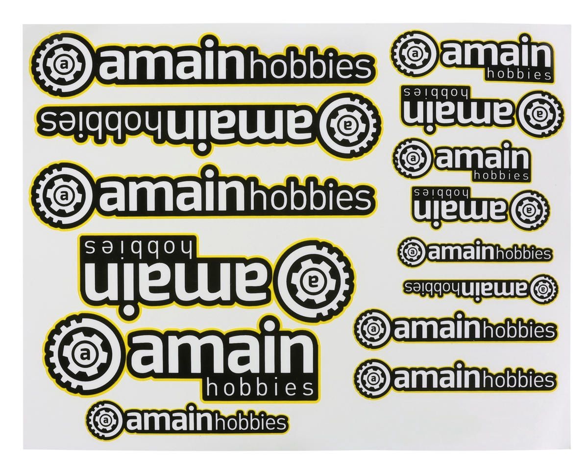 AMain Hobbies Sticker Sheet (Yellow)