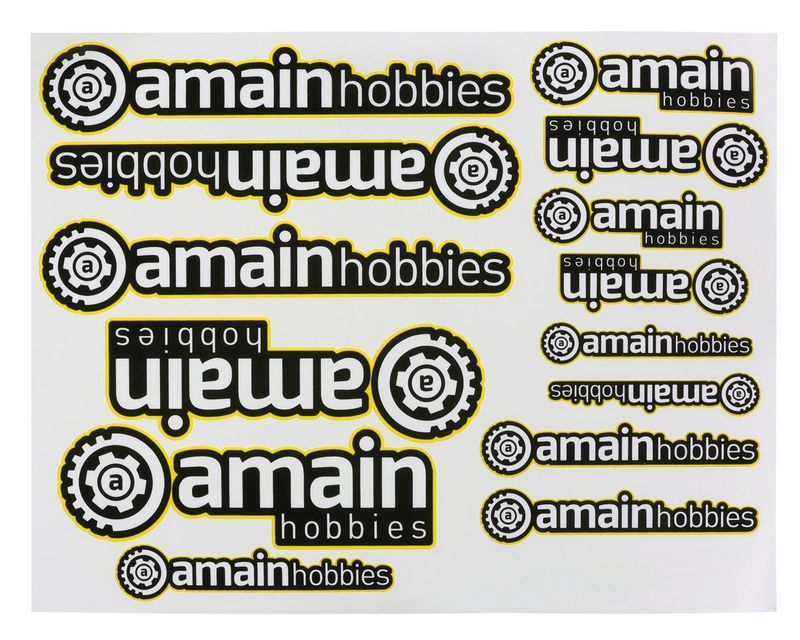 AMain Hobbies Sticker Sheet (Yellow)