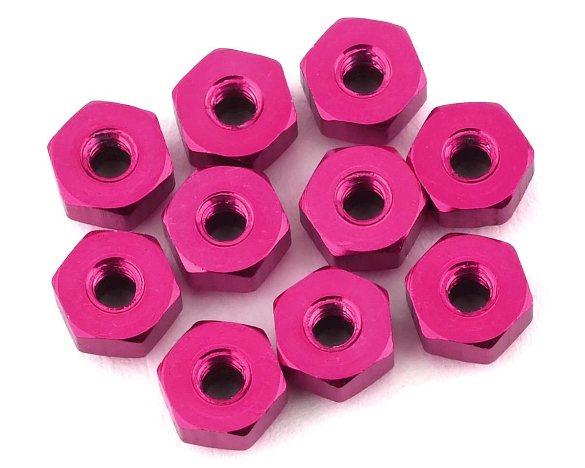 175RC 4.5mm Mini-T 2.0 Aluminum Nut Kit (Pink) (10)
