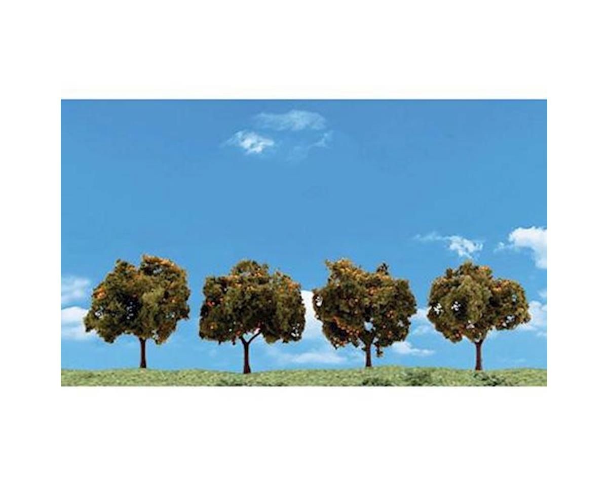 Woodland Scenics Classics Tree, Orange 2-3&quot; (4)