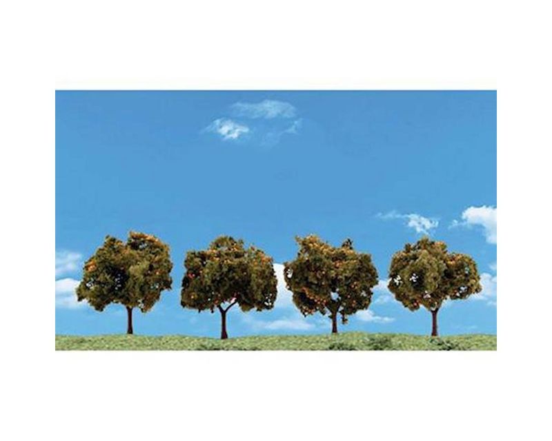 Woodland Scenics Classics Tree, Orange 2-3&quot; (4)