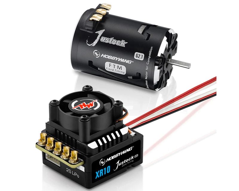 Hobbywing XR10 Justock G3S Sensored Brushless ESC/ SD G2.1 Motor Combo