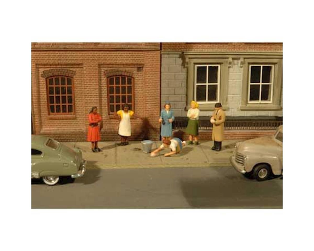Bachmann SceneScapes Sidewalk People (7) (O Scale)
