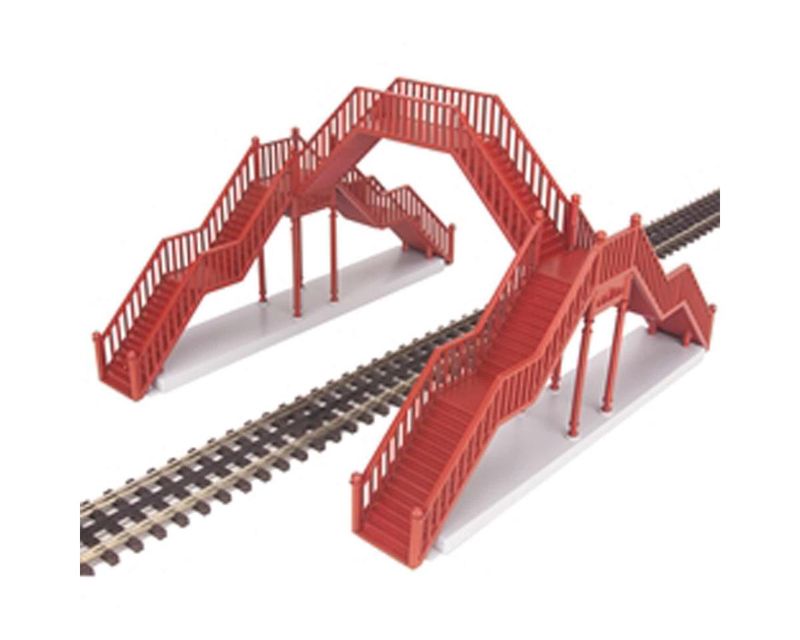 Atlas O O Scale Single Track Pedestrian Crosswalk - Red