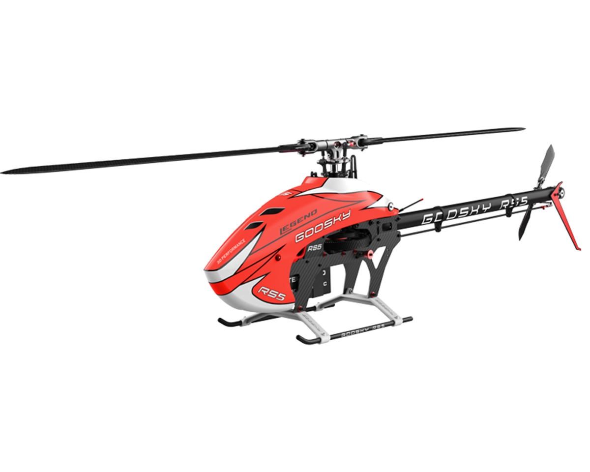 GooSky RS5 Electric Helicopter Kit w/Azure Power Main &amp; Tail Blades (Orange)