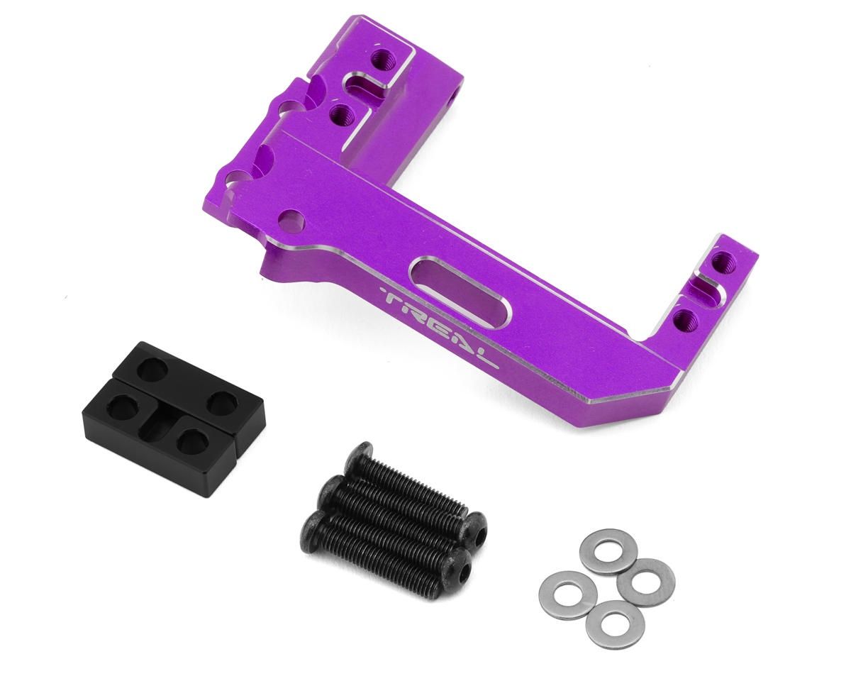 Treal Hobby H10 Optic Aluminum Servo Mount (Purple)